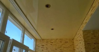 Натяжной потолок на балкон Сергиев Посад, цена 6216 руб.